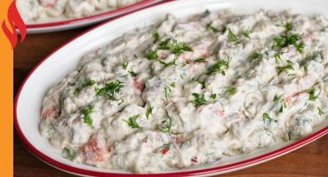Labneli Köz Patlıcan Salatası Tarifi | Nasıl Yapılır?