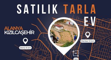 Alanya Kızılcaşehir’de Muhteşem Prefabrik Ev ve Arsa! Satılık Arsa