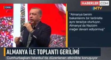 Recep Tayyip Erdoğan – REİS ALMANYA HAKKINDA SERT KONUŞTU