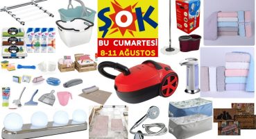 ŞOK BU CUMARTESİ I ŞOK MARKET 8 – 11 AĞUSTOS 2020 I ŞOK AKTÜEL ÜRÜNLERİ I ŞOK’TA BU HAFTA SONU