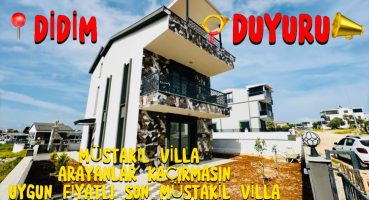 📣DUYURU 🔵BU FİYATA MÜSTAKİL VİLLA YOK/AYDIN DİDİMDE 8.500,000tl SATILIK VİLLA #didim #satılıkvilla Satılık Arsa