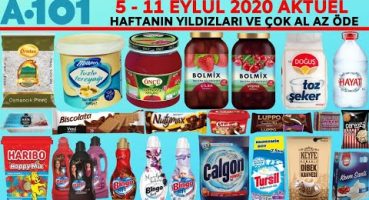 A101 5 EYLÜL 2020 | GIDA VE TEMİZLİK ÜRÜNLERİ | A101 KAMPANYA | A101 İNDİRİMLERİ | [A101 Aktüel]