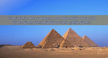 Mısır Piramitleri Hakkında Bilgiler