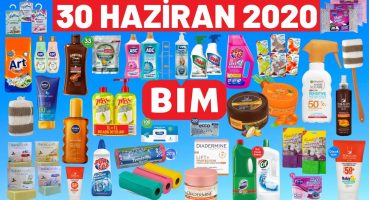 BİM 30 HAZİRAN 2020 | BİM İNDİRİMLERİ | TEMİZLİK KOZMETİK ÜRÜNLERİ | TEKLİ SUNUM | Bim Aktüel