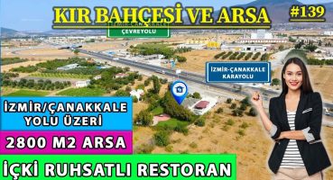 izmir çanakkale yolu üzeri satılık arsa ve kır bahçesi ffmk Satılık Arsa