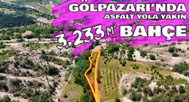 Bilecik Gölpazarı Türkmen Köyünde 3.233 m² Satılık Bahçe Niteliğinde Arazi Yatırım Fırsatı (çek-066) Satılık Arsa