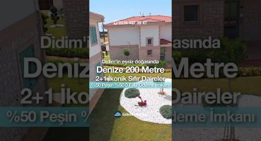 Didim’de %50 PEŞİN 12 AY SIFIR FAİZ Havuzlu Satılık Daireler – 135.000 Euro #didim #satılık Satılık Arsa