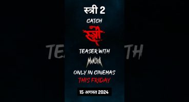 Stree 2 will release in theaters on 15 August 2024 | Hindi Review | Sarkate Ka Aatank Fragman izle