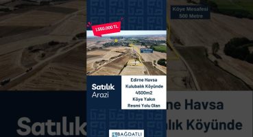 Köye 500 metre mesafede yatırımlık 4500m2 satılık arazi Satılık Arsa