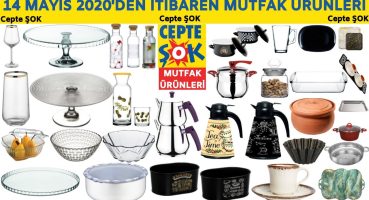 CEP’TE ŞOK UYGULAMASI I CEP’TE ŞOK 14 MAYIS 2020’DEN İTİBAREN MUTFAK GEREÇLERİ I ( Şok İndirim )