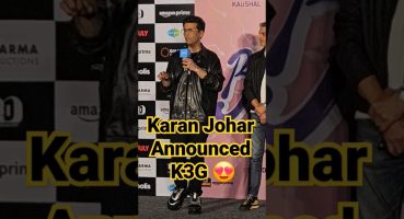 Karan Johar confirms k3g re release at the trailer launch of Bad Newz |Srk | Kajol | Hrithik roshan Fragman izle