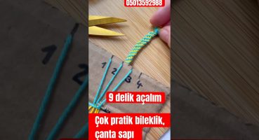 Pratik çanta sapı, bileklik yapımı nasıl yapılır? #örgü #youtube #keşfet #knitting #crochet #moda