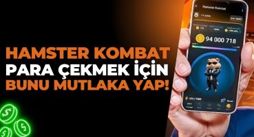 HAMSTER KOMBAT PARA ÇEKMEK İÇİN YAPILMASI GEREKENLER!