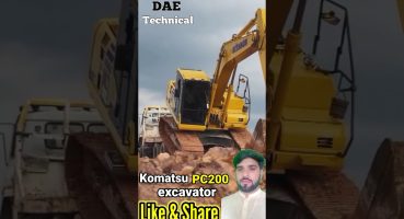 Komatsu PC200 excavator loading process on trailer truck #short #youtubeshorts #shorts #shortvideo Fragman izle