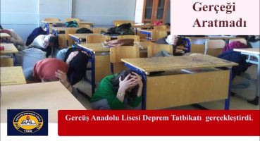 Deprem Tatbikatı Nasıl Yapılır? Gercüş Anadolu Lisesi 2019-2020