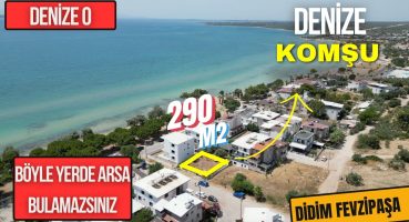 Didim Fevzipaşada Denize Komşı Kaçırılmayacak 290 m2 Villa Dikimli Satılık Arsa Fırsatı! Satılık Arsa