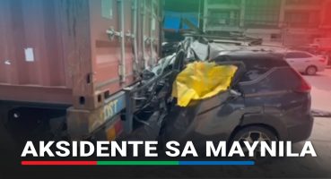 Driver ng sasakyang bumangga sa trailer truck sa Maynila, nasawi | ABS-CBN News Fragman izle