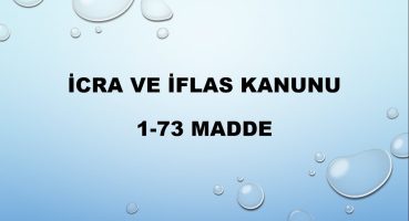 İcra ve İflas Kanunu 1 (2023)