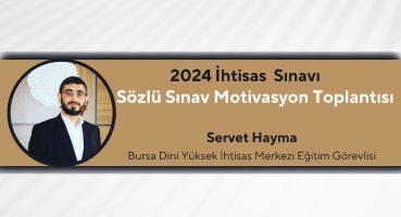 2024 İHTİSAS SÖZLÜ SINAVI | MUHABBET/MOTİVASYON TOPLANTISI