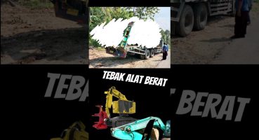 tebak Alat Berat naik trailer dekat bapak baju biru #shorts #heavyequipment #truck #truckoleng Fragman izle