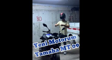 Yeni Motorum Yamaha MT 09 Tanıtım!! MOTOVLOG Fragman İzle