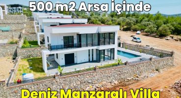Didim Akbükte Deniz Manzaralı Lüks Villa Turu 500 m2 Arsa İçinde E-733 Satılık Arsa