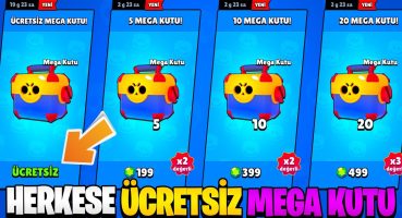 TÜM MEGA KUTU TEKLİFLERİNİ SATIN ALDIM | HERKESE ÜCRETSİZ MEGA KUTU ! Brawl Stars