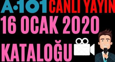 A101 16 Ocak 2020 Kataloğu | CANLI YAYIN| Katalog İnceleme