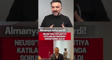 Almanya’nın Neuss kentinde toplantıya katılanlar hakkında soruşturma başlatıldı! #shorts