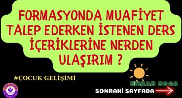 formasyonda istenen ders içeriklerine nasıl ulaşırım #formasyon