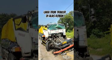 Laka truk trailer dialas roban batang #lakatruk #truklaka #lakamobil #lakamotor #laka #lakabus Fragman izle