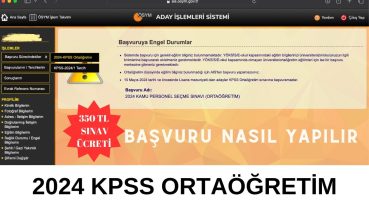 KPSS ORTAÖĞRETİM BAŞVURUSU NASIL YAPILIR? KİMLER SINAVA GİREBİLİR?