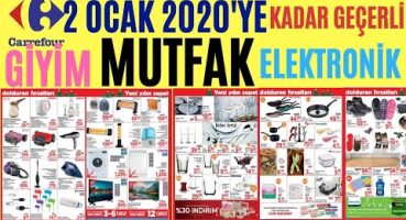 CARREFOURSA | YILBAŞI ÖZEL | MUTFAK | GİYİM | ELEKTRONİK | 2 OCAK 2020’YE KADAR GEÇERLİ