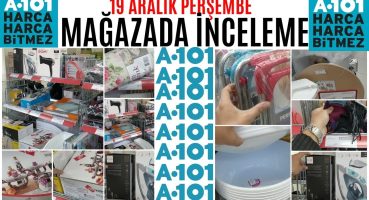 A101 19 ARALIK 2019 | MAĞAZA TURU | A101’DE BU PERŞEMBE | A101 İNDİRİMLERİ | (A101 Aktüel)