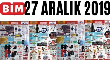 BİM 27 ARALIK 2019 | BİM AKTÜEL | BİM KATALOĞU | ÖN İNCELEME