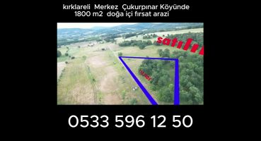 #kırklareli  Merkez  Çukurpınar Köyü’nde  1800 m2  doğa içi  fırsat arazi #satılık Satılık Arsa