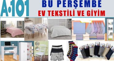 A101 BU PERŞEMBE I 12 ARALIK 2019 I A101 EV TEKSTİLİ VE GİYİM ÜRÜNLERİ I A101 AKTÜEL ÜRÜNLERİ (A101)