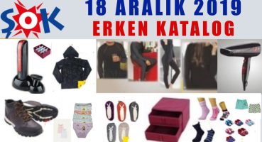 ŞOK MARKET 18 – 24 ARALIK 2019 ERKEN KATALOĞU I ŞOK 18 ARALIK 2019 ÇARŞAMBA IŞOK KATALOG(Şok Aktüel)