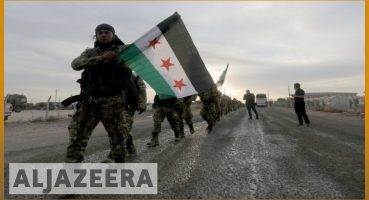 Turkey-backed Syrian fighters ‘seize’ key town in offensive