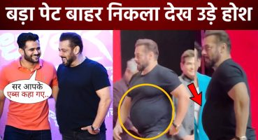 Salman Khan’s shocking look with heavy weight and big belly at trailer launch of Dharamveer 2 Fragman izle