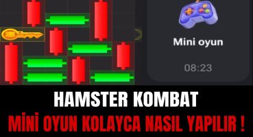 Hamster Kombat Mini Oyun Kolayca Nasıl Yapılır !