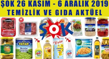 ŞOK MARKET 26 KASIM – 6 ARALIK 2019 AKTÜEL ÜRÜNLER I ŞOK 26 KASIM 2019 SALI IŞOK AKTÜEL IŞOK İNDİRİM