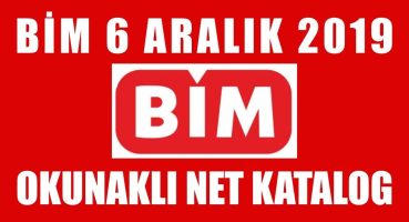 OKUNAKLI I BİM 6 ARALIK 2019 CUMA KATALOĞU I BİM AKTÜEL I BİM İNDİRİMLERİ I BİM NET KATALOG