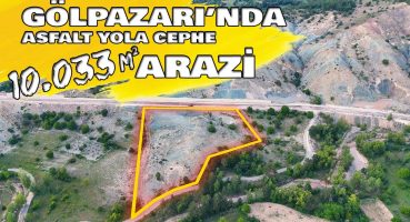 Bilecik Gölpazarı Kümbet Köyünde 10.033 m² Asfalt Yola Cephe Satılık Arazi Yatırım Fırsatı (çek-077) Satılık Arsa