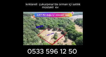 #kırklareli  çukurpınar’da orman içi satılık müstakil ev #doğa #müstakilev Satılık Arsa