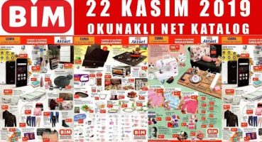 OKUNAKLI I BİM 22 KASIM 2019 CUMA KATALOĞU I BİM AKTÜEL I BİM İNDİRİMLERİ I BİM NET KATALOG