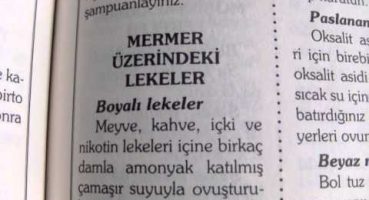 Mermer üzerindeki lekeler nasıl çıkar