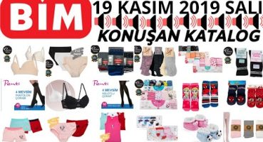 Bim 19 Kasım 2019 Kataloğu 📍 İç Çamaşırı  Çorap 📍 Konuşan Katalog 🔊 Detaylı Anlatım 🔴BİM aktüel