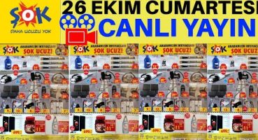 CANLI YAYIN | ŞOK 26 EKİM AKTÜEL | ÜRÜN İNCELEME| ŞOK MARKET