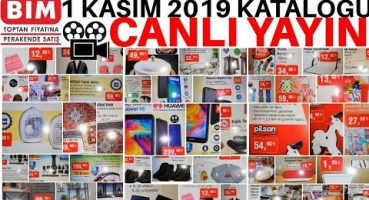 BİM 1 KASIM 2019 KATALOĞU | CANLI YAYIN | ÜRÜN İNCELEME | BİM AKTÜEL | BİM İNDİRİMLERİ